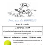 Affiche tournoi de double auteuil amical